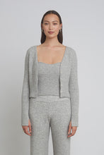 Load image into Gallery viewer, VIDA TUBE TOP | PALE GREY MELANGE