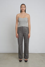 Load image into Gallery viewer, VIDA TUBE TOP | PALE GREY MELANGE