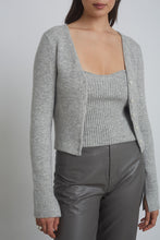 Load image into Gallery viewer, JENNI CARDI | PALE GREY MELANGE