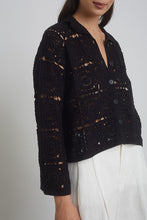 Load image into Gallery viewer, TASHA CROP JACKET | BLACK