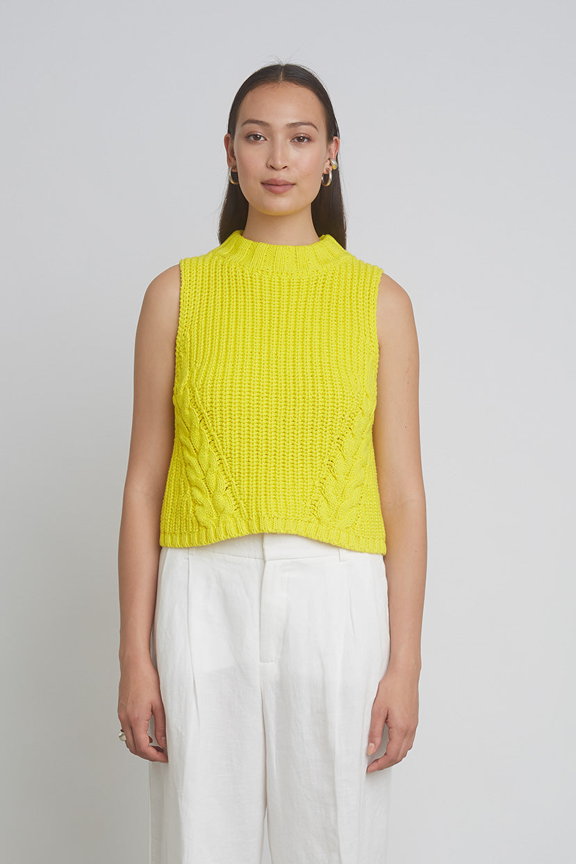 LILY TANK | CITRON – Eleven Six Knits