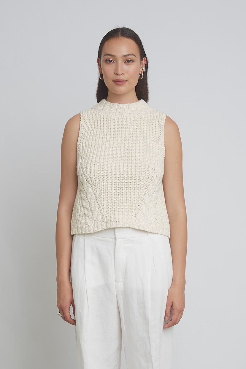 lily white tank top LILY TANK | IVORY