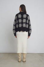 Load image into Gallery viewer, SIENNA SWEATER | BLACK + IVORY