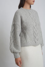 Load image into Gallery viewer, VAIDA SWEATER | PALE GREY MELANGE