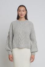 Load image into Gallery viewer, VAIDA SWEATER | PALE GREY MELANGE