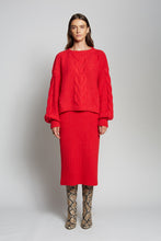 Load image into Gallery viewer, VAIDA SWEATER | SCARLET