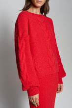 Load image into Gallery viewer, VAIDA SWEATER | SCARLET