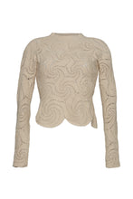 Load image into Gallery viewer, DAHLIA CROCHET TOP | NUDE