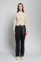 Load image into Gallery viewer, DAHLIA CROCHET TOP | NUDE