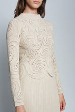 Load image into Gallery viewer, DAHLIA CROCHET TOP | NUDE