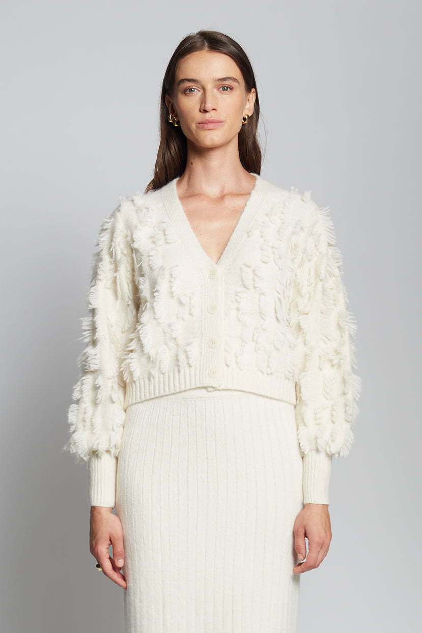 Button Front Scalloped Cardi-Luella