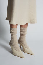 Load image into Gallery viewer, ALI RIBBED SOCK | NUDE