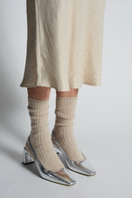 Load image into Gallery viewer, ALI RIBBED SOCK | NUDE