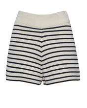 Load image into Gallery viewer, LEA STRIPE SHORT | IVORY + NAVY