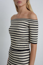 Load image into Gallery viewer, CARRIE STRIPE TUBE SKIRT