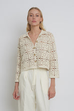 Load image into Gallery viewer, TASHA CROP JACKET | IVORY