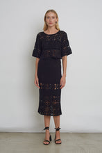 Load image into Gallery viewer, ARDEN CROCHET TOP | BLACK | LAST ONE!