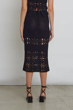 Load image into Gallery viewer, JANA CROCHET SKIRT | BLACK