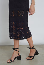 Load image into Gallery viewer, JANA CROCHET SKIRT | BLACK