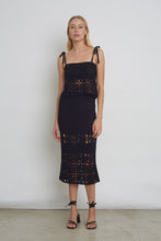 Load image into Gallery viewer, JANA CROCHET SKIRT | BLACK