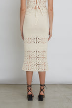 Load image into Gallery viewer, JANA CROCHET SKIRT | IVORY