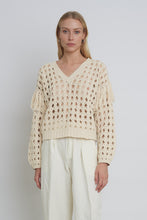 Load image into Gallery viewer, GRETA CROCHET SWEATER