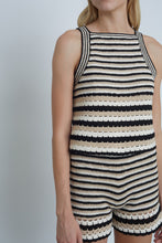 Load image into Gallery viewer, LARA MULTI STRIPE CROCHET SHORT