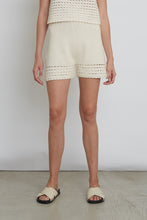 Load image into Gallery viewer, LARA CROCHET SHORT | IVORY