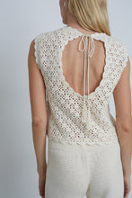 Load image into Gallery viewer, SARAH CROCHET TOP