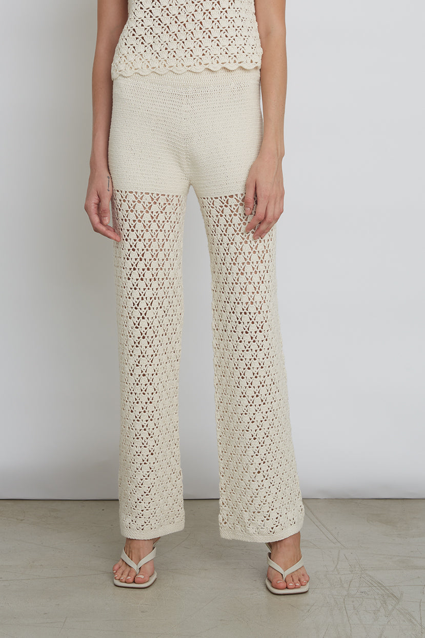 パンツ credona CUTWORK LACE PANTS CREDONA - 【25SS】CUTWORK LACE PANTS / カットワーク レース