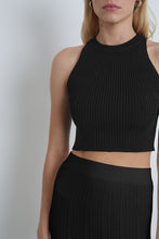 Load image into Gallery viewer, TIA CROP TANK | BLACK