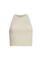 Load image into Gallery viewer, TIA CROP TANK | IVORY
