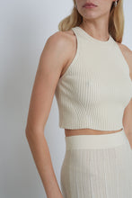 Load image into Gallery viewer, TIA CROP TANK | IVORY