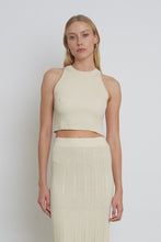 Load image into Gallery viewer, TIA CROP TANK | IVORY
