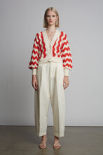 Load image into Gallery viewer, LUNA CARDI | IVORY + ROSSO