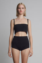 Load image into Gallery viewer, PEARLA CROP TOP | BLACK
