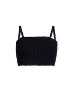 Load image into Gallery viewer, PEARLA CROP TOP | BLACK