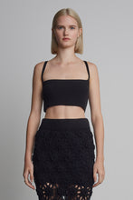 Load image into Gallery viewer, PEARLA CROP TOP | BLACK
