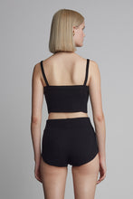 Load image into Gallery viewer, PEARLA CROP TOP | BLACK