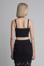 Load image into Gallery viewer, PEARLA CROP TOP | BLACK