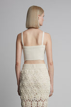 Load image into Gallery viewer, PEARLA CROP TOP | IVORY