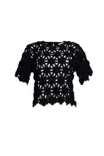 Load image into Gallery viewer, KARA CROCHET TOP | BLACK
