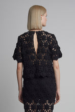 Load image into Gallery viewer, KARA CROCHET TOP | BLACK