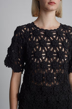 Load image into Gallery viewer, KARA CROCHET TOP | BLACK