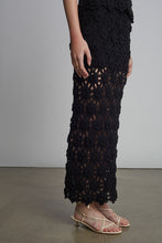 Load image into Gallery viewer, ISA CROCHET SKIRT | BLACK