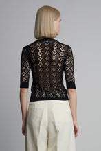 Load image into Gallery viewer, RUBY CROCHET CARDI | BLACK