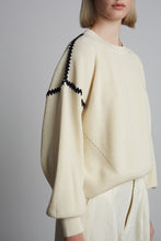 Load image into Gallery viewer, LAYLA CROCHET TRIM SWEATER