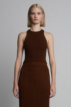 Load image into Gallery viewer, TIA CROP TANK | ESPRESSO