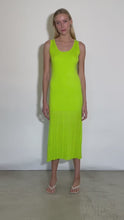 Load and play video in Gallery viewer, ANGELINA DRESS | NEON LIME