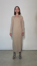Load and play video in Gallery viewer, EDEN DRESS | PALE CAMEL